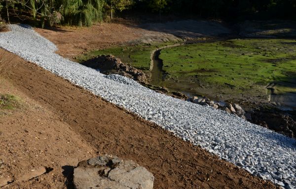 Landscape Swales Installation in Nicholasville