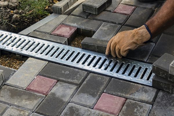 Patio Drain Installation in Nicholasville