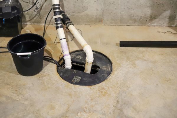 Interior Basement Drainage in Nicholasville