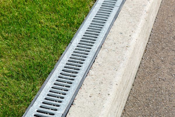 Courtyard Drain Installation in Nicholasville